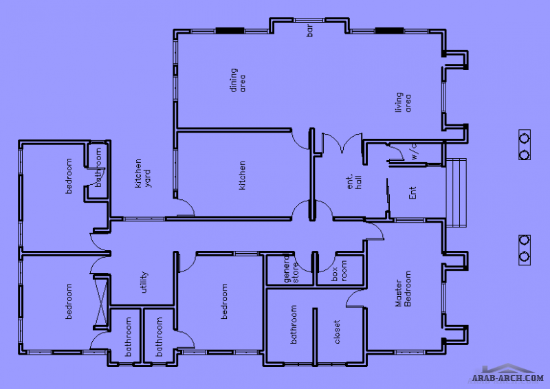 four bedroom house plan