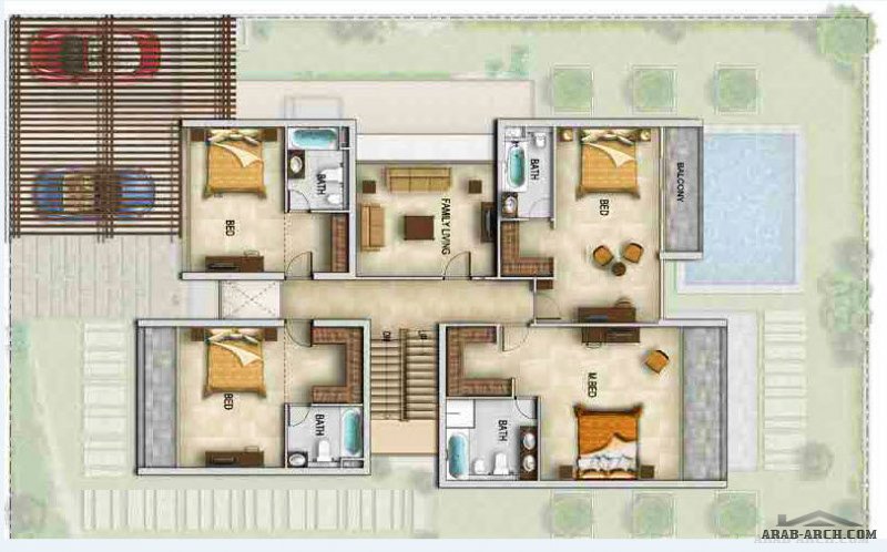Kurdistan villa floor plans