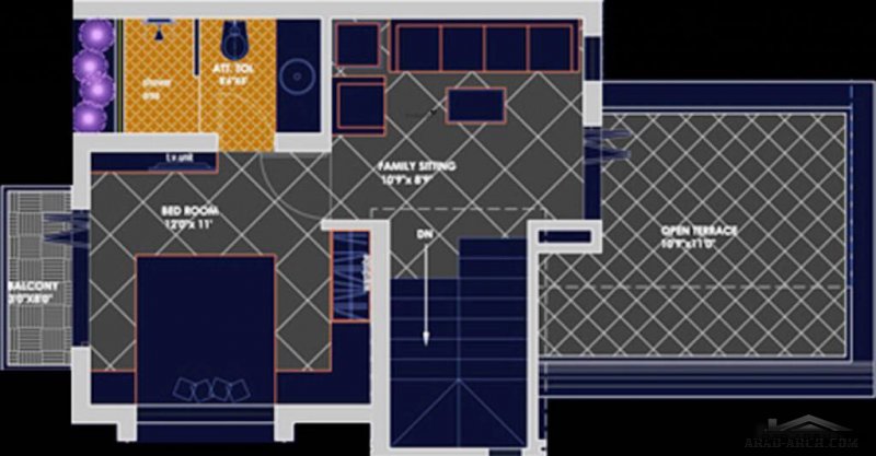 Weekend Villa - floor plans
