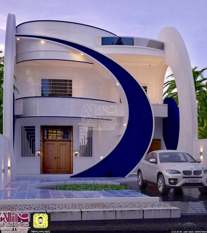 أجمل واجهات بيوت العراق من اعمال المهندس المعماري سامر ديوان