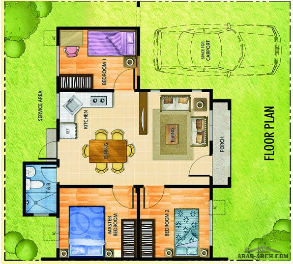 Small house floor plans one story » arab arch
