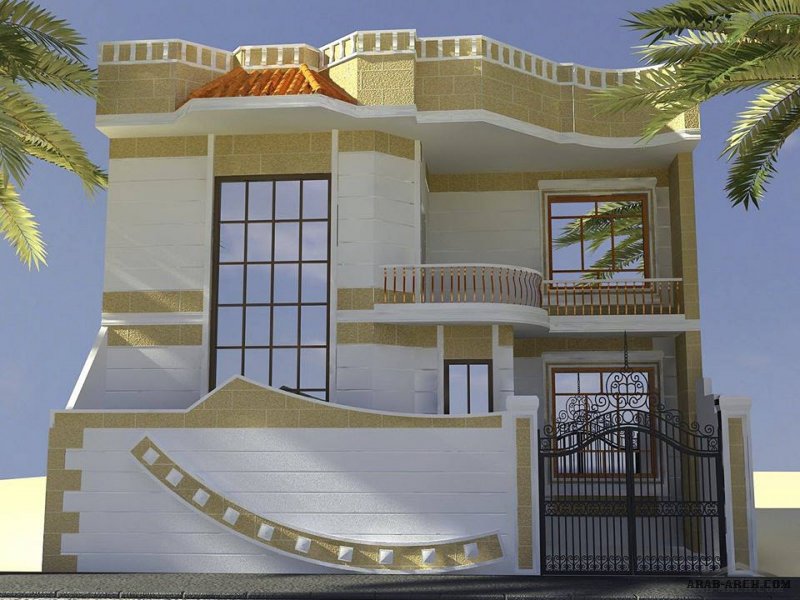 واجهات بيوت عراقيه متنوعه لمصممين و معماريين مبدعين 