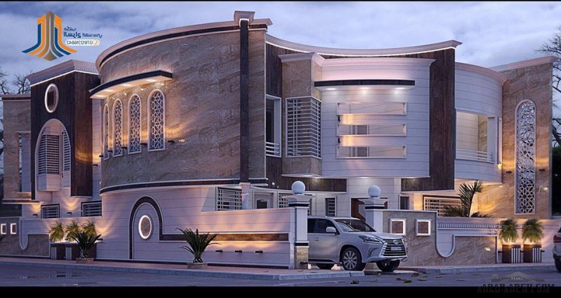 روائع واجهات بيوت العراق مكتب السراج الهندسي