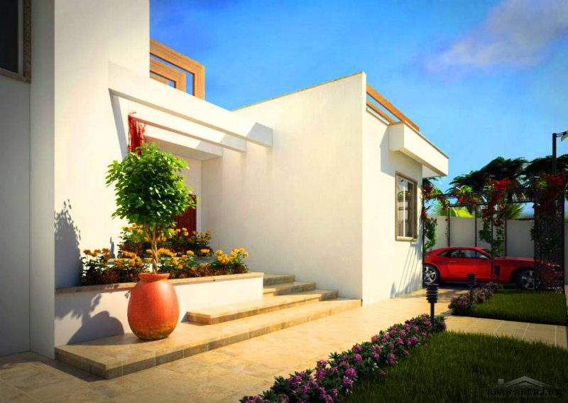 تصميم منزل و حديقة المنزل  الموقع :مصراتة ، ليبيا من أعمال Plaza Architecture  
