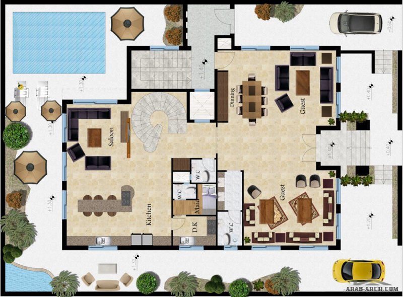 مخطط بناية سكنية عمان – الأردن .  مساحة المشروع :1119م2 .  تشمل 4 طوابق من اعماللتصميم المعماري التصميم الإنشائي إدارة المشاريع الإشراف الهندسي