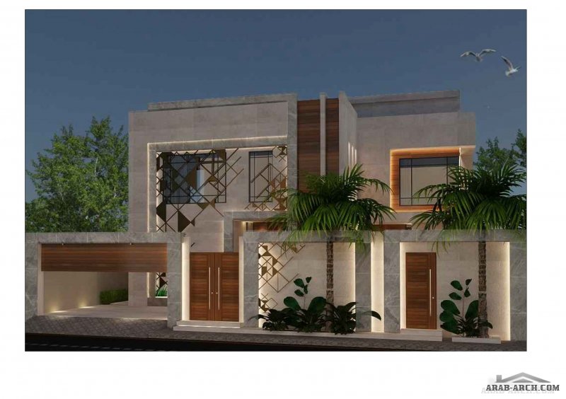 فيلا حي المهندسين الخبر تصميم سعودى مميز جداا  كاملة الرسومات المعمارى  و الانشائي - الصرف و الكهربا مساحة الارض 20  * 30 متر