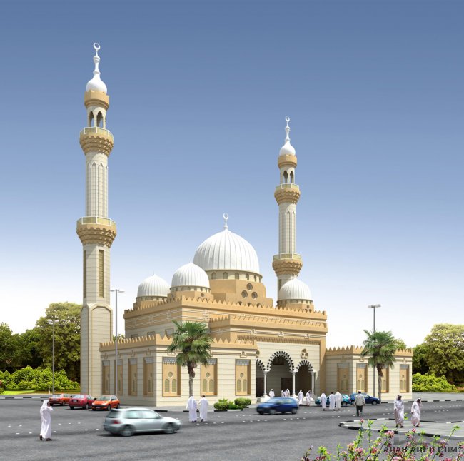منظور مسجد 3D