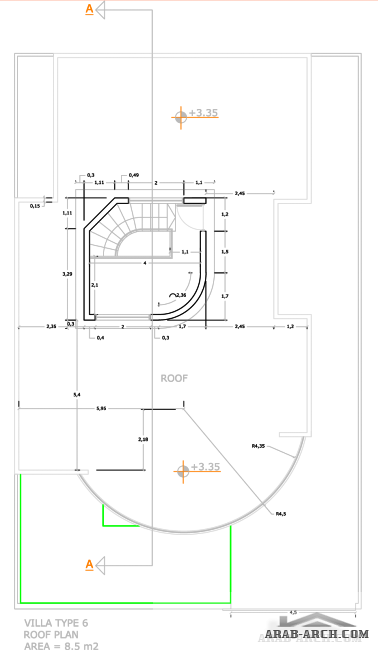 فيلا مدينة ورين ستي البت مساحة (250م²) طابق واحد