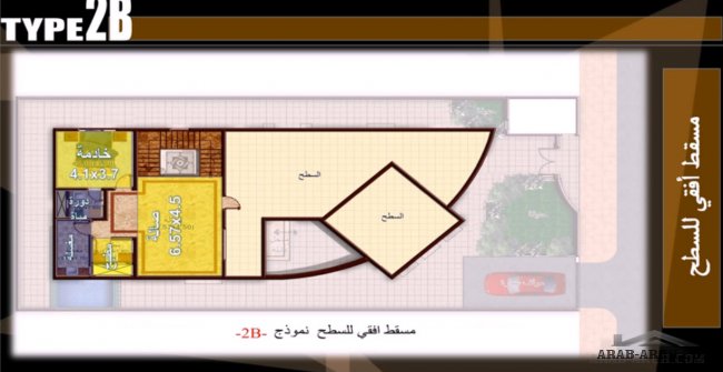 مشروع الياسمين السكني في حي الياسمين فيلا نموذج 2B + المخطط