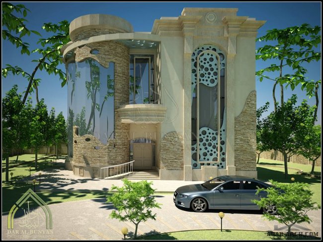 New villa Mix Modern&Cllasical design دار البنيان للإستشارات الهندسية