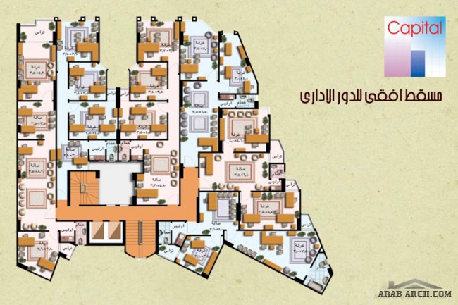 كابيتال تاور عمارة ( تجارية - إدارية – سكنية )  اسكندرية المنشية