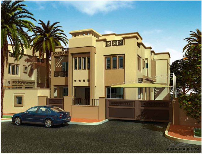 مخطط الفلل الفاخرة (2) Luxury Villas Plans Jannat Al Hussain City