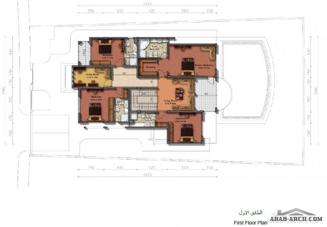 مخطط الفلل الفاخرة (3) Luxury Villas Plans Jannat Al Hussain City