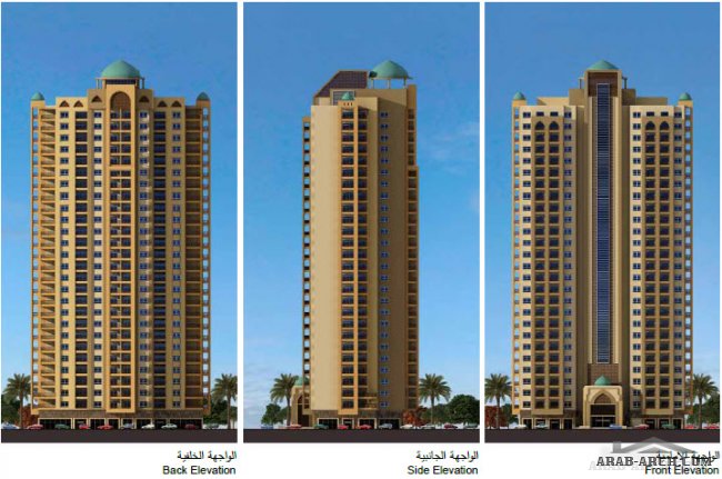 الابراج السكنية الفاخرة Luxury Residential Towers Type ( LA )