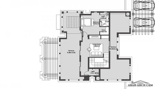 villa floor plans 448 sq.m