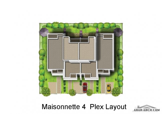 Attached Villas - Hyde Park New - Maisonnette 4 Plex