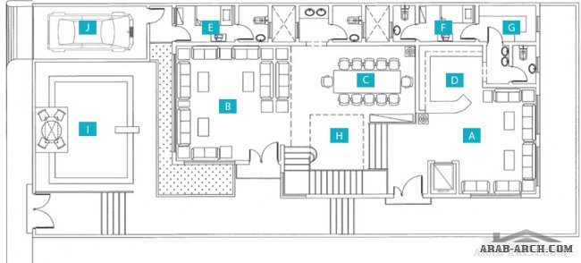 مخطط ڤلتي - النموذج الحديث - 6غرف نوم 3 طوابق  مساحة الأرض 336 متر مربع
