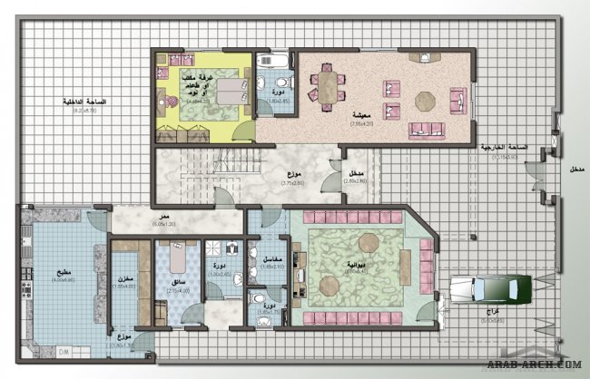 نماذج البيوت المؤسسه العامة للرعاية السكنية - A نموذج