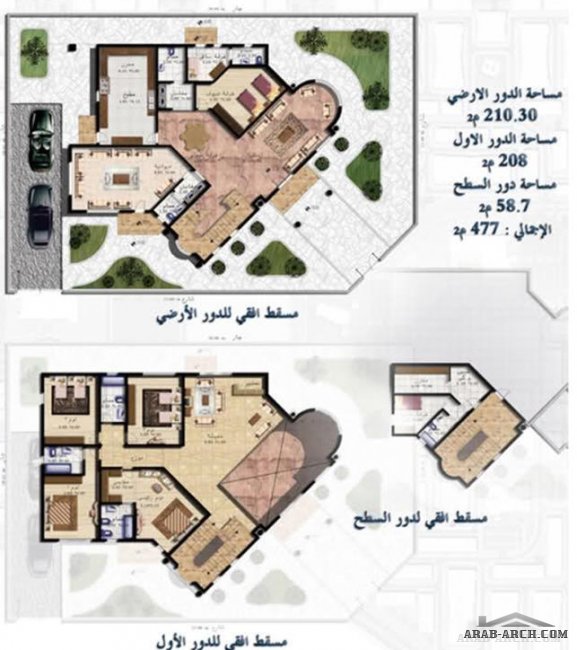 نموذج أ-3 - نماذج البيوت السكنية في مدينة صباح الأحمد 