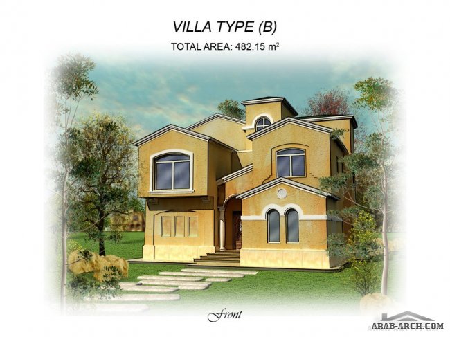 Twin villa B - مخطط الور الارضى 221.75 متر مربع