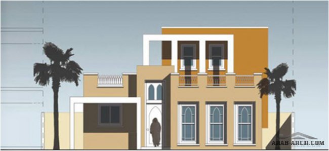 نماذج بيوت حلم العراق - النوع أ  مساحة البناء: 82 متر مربع