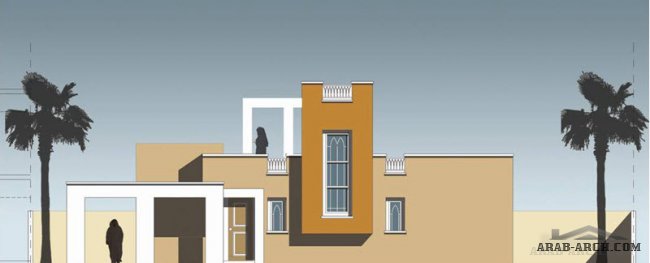 نماذج بيوت حلم العراق - النوع ب  مساحة البناء: 95 متر مربع