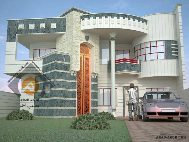 وجهات بيوت عراقية مميزة (2) - مكتب المهندس المعماري مصعب أحمد