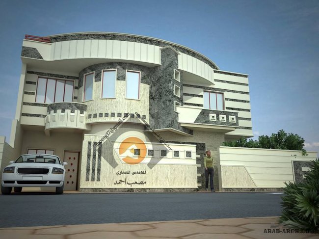 وجهات بيوت عراقية مميزة (5) - مكتب المهندس المعماري مصعب أحمد