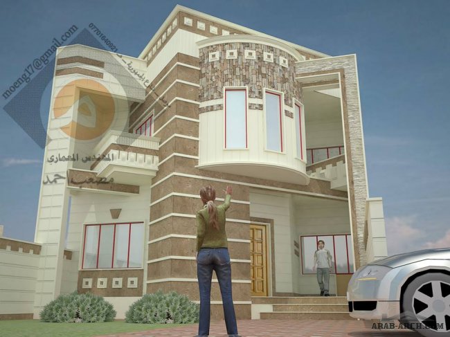 وجهات بيوت عراقية مميزة (5) - مكتب المهندس المعماري مصعب أحمد