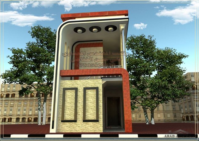 تصاميم بيوت عراقية - مكتب المهندس المعماري علي حسن الخفاجي