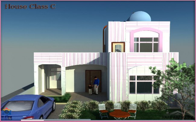 نماذج بيوت مجمع بيتي السكني  النجف الاشرف - النموذج C