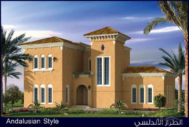 نموذج فيلا(type M-8 )- نماذج المساكن فى مؤسسه محمد بن راشد للاسكان