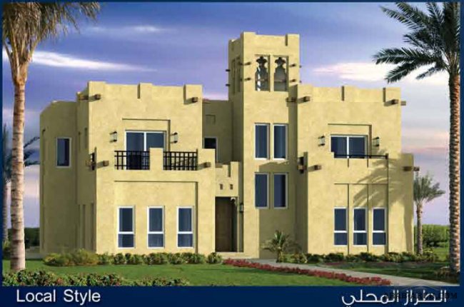 نموذج فيلا(type M-14 )- نماذج المساكن فى مؤسسه محمد بن راشد للاسكان