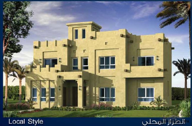 نموذج فيلا(type M-16 )- نماذج المساكن فى مؤسسه محمد بن راشد للاسكان