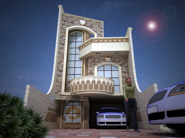 بيوت عراقية مميزة مكتب المهندس المعماري مصعب أحمد