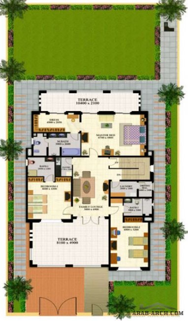 luxury 4 Bedroom villas -  فيلا فاخرة 4 غرف نوم حدائق النخيل