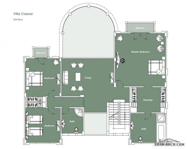 Villa Caesar - Living Area550 m² on two floors