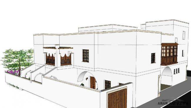 مجموعة من المشاريع المعمارية التي تبحث في مسالة تأصيل التراث المعماري المحلي في ليبيا