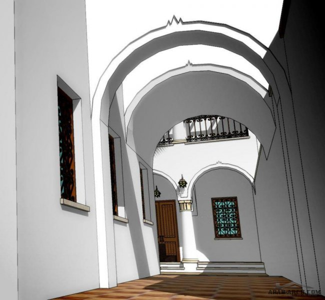 مجموعة من المشاريع المعمارية التي تبحث في مسالة تأصيل التراث المعماري المحلي في ليبيا 2