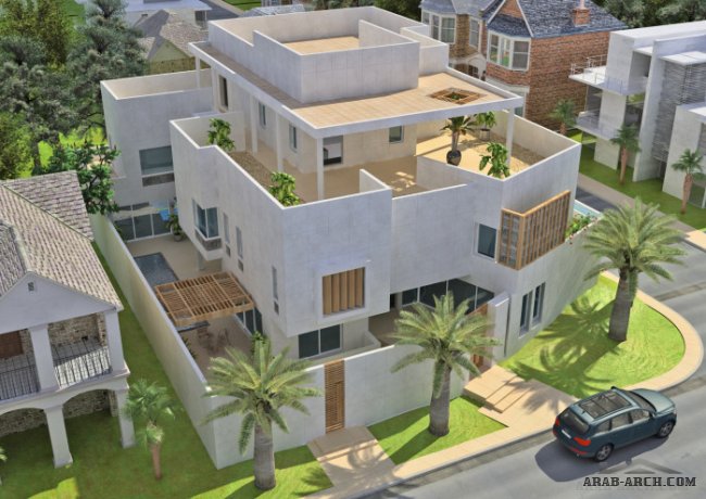 واجهات فيلات سكنية مميزة بالكويت Residential Villa - Projects House 