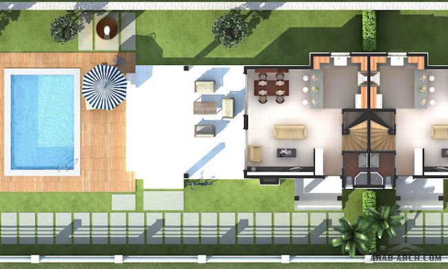 Olea Houses - Floor Plans - total area 148,07 m2 