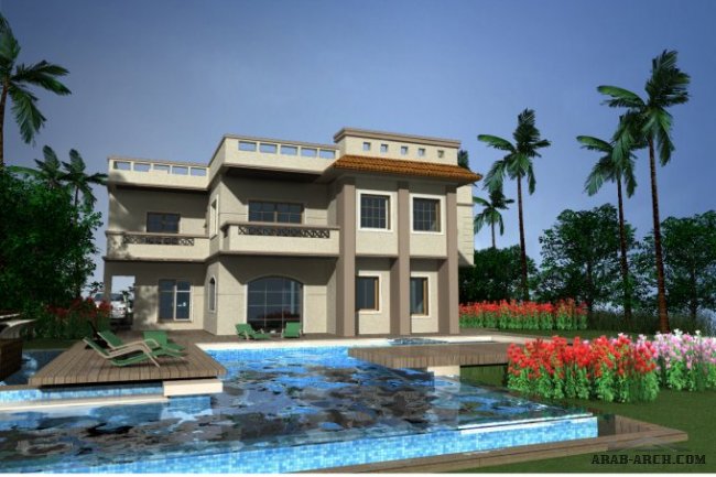 Pearl villa design - evergreen compound 350 m2