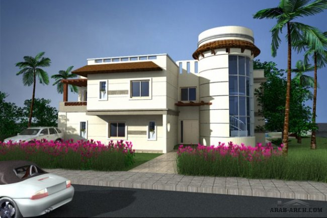Emerald villa design floor plans - evergreen compound - 450 m2
