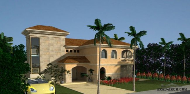 Opal villa design floor  plans - evergreen compound - 385 m2