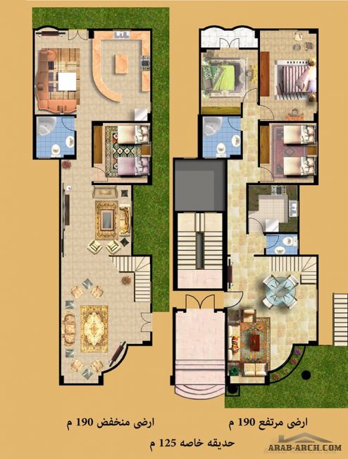 مخطط شقة 200 متر - مدينه العبور