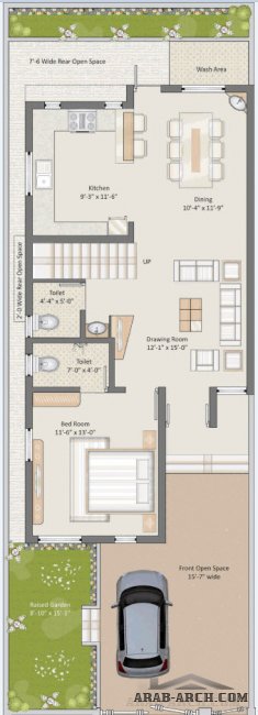 Residential Project - villa floor plans type B