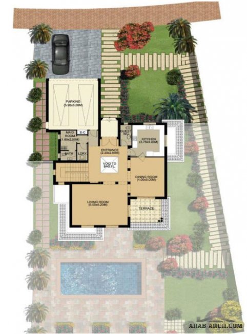 Golf Villa Magnolia + floor plans