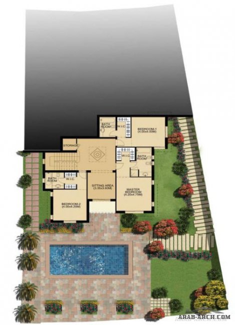 Golf Villa Magnolia + floor plans