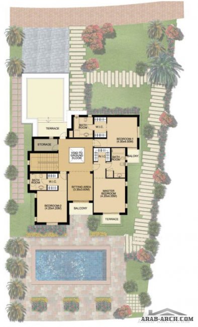 Golf Villa Camelia + floor plans