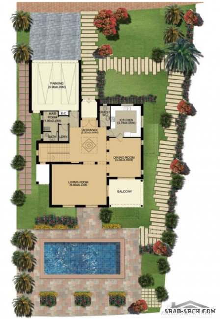 Golf Villa Camelia + floor plans